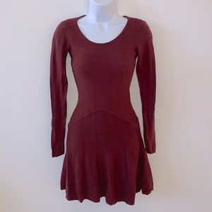 BCBGeneration Fitted Knit Sweater Dress
